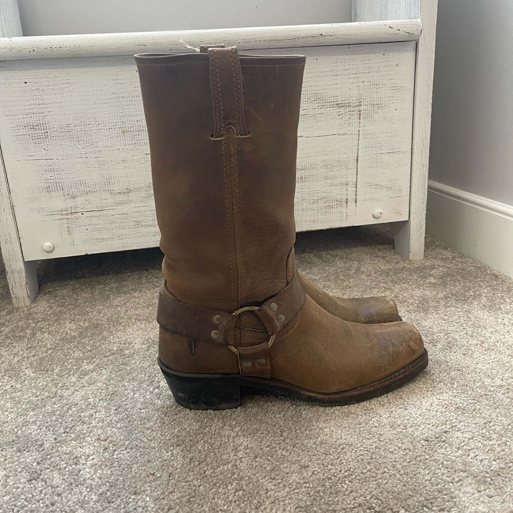 Frye Brown Leather Women's Boots